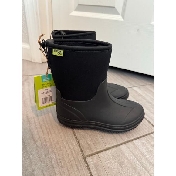 Western Chief Kids Freestyle Neoprene Outdoor Rain Snow Cold Boots Size 1 NWT - Picture 3 of 9